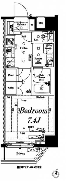 アクサスレジデンス外苑の間取り図