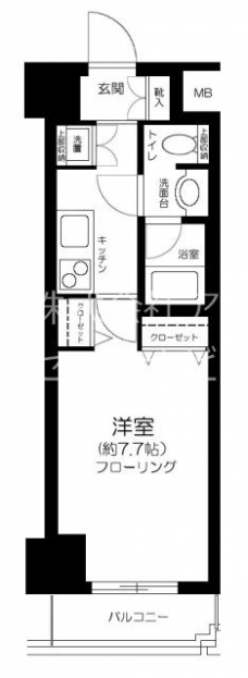 パレステュディオ渋谷本町の間取り図