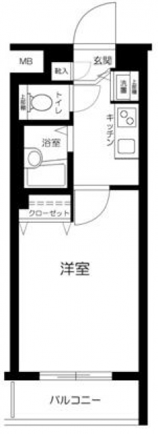 トーシンフェニックス高田馬場弐番館の間取り図