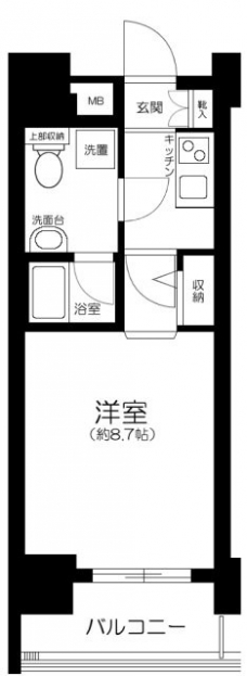 メインステージ王子IIの間取り図