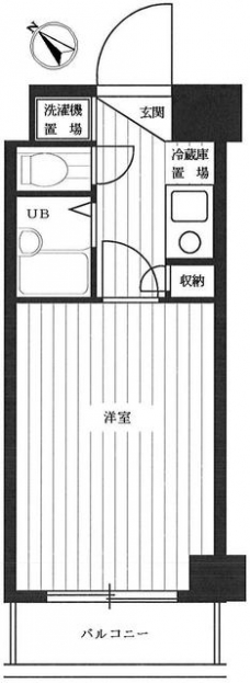 ルーブル西五反田の間取り図