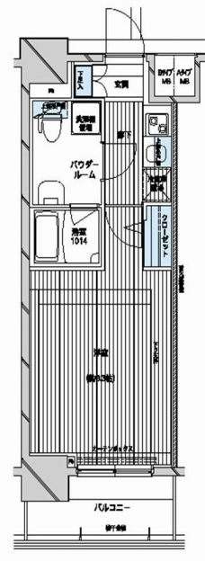 メインステージ王子IIの間取り図