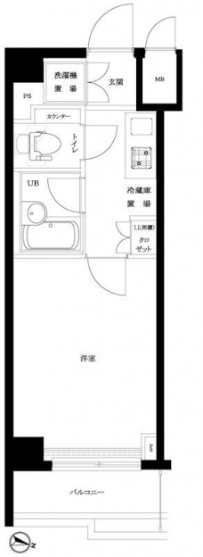 ルーブル下丸子の間取り図