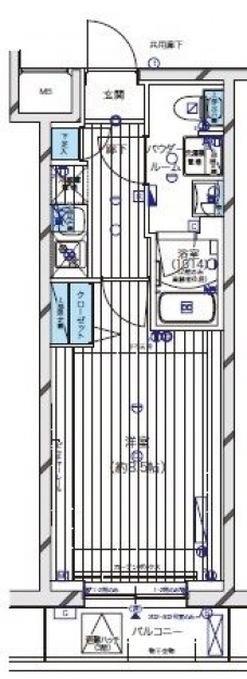 メインステージ新宿中井の間取り図