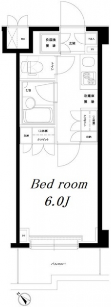 ルーブル目黒不動前の間取り図