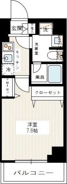ＲＥＡＬＩＺＥ蒲田IIの間取り図