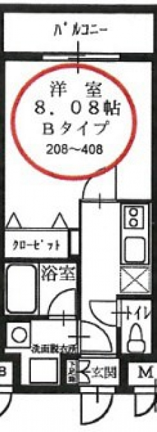 メインステージ西葛西IIの間取り図