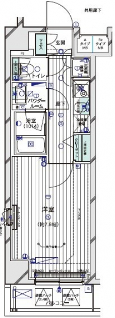 メインステージTOKYO・NORTH HY’Sの間取り図