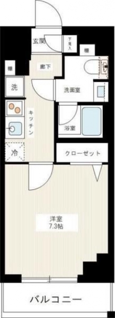 ＡＺＥＳＴ千住大橋の間取り図