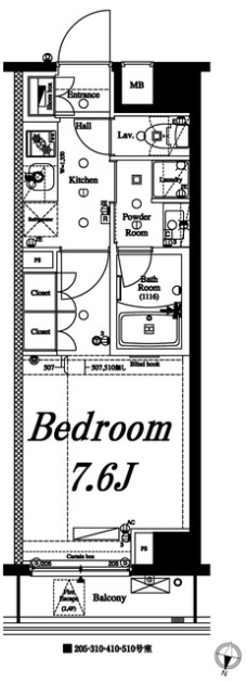 アクサスレジデンス外苑の間取り図