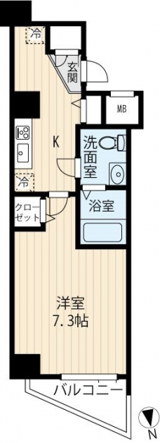 ＡＲＣＯＢＡＬＥＮＯ ＭＵＳＡＳＨＩＫＯＹＡＭＡの間取り図