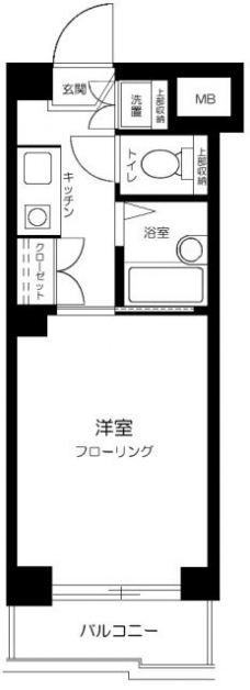 ルーブル世田谷の間取り図