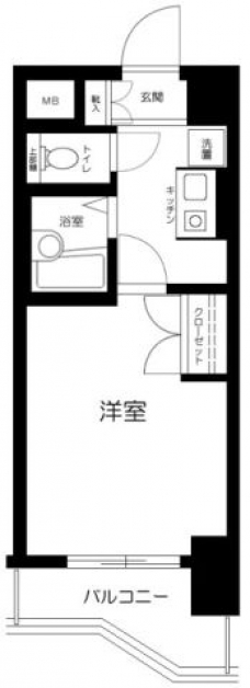 アイフェリーク中野の間取り図