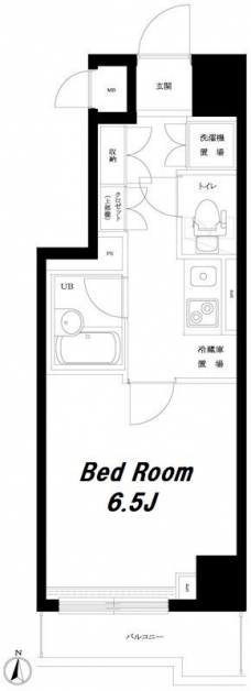 ルーブル明大前の間取り図