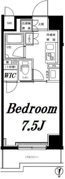 ルーブル両国弐番館の間取り図