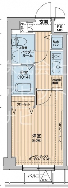 メインステージ多摩川の間取り図