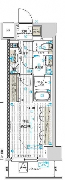 フュージョナル北綾瀬の間取り図