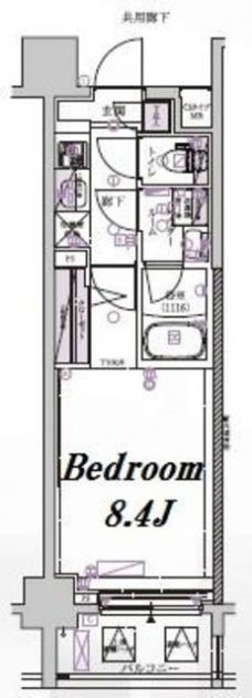 メインステージ菊川IIの間取り図