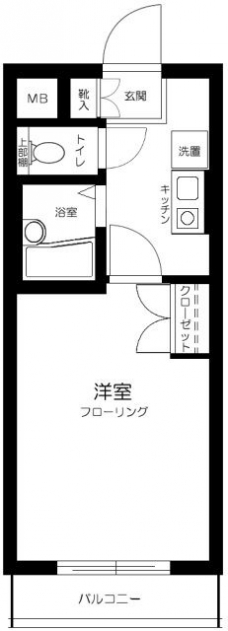 アイフェリーク中野の間取り図