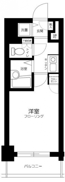 ロイヤルアメニティー池尻大橋の間取り図