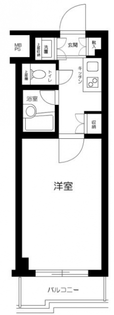 ルーブル新宿西落合六番館の間取り図