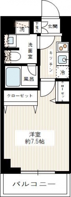 ＲＥＡＬＩＺＥ蒲田IIの間取り図