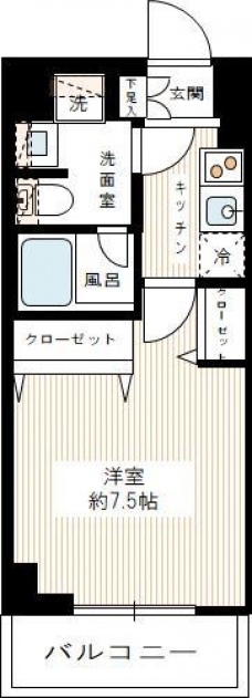 ＲＥＡＬＩＺＥ蒲田IIの間取り図