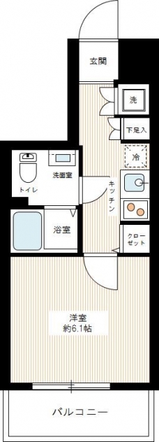 ブライズ高井戸の間取り図