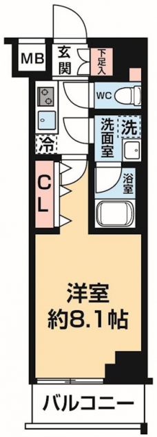 スカイコートカーサ浮間公園の間取り図