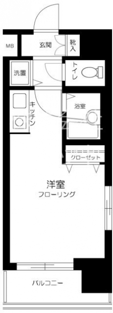 ロイヤルパレス大塚駅前の間取り図