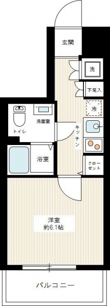 ブライズ高井戸の間取り図