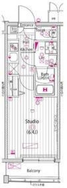 ガーラ・プレシャス大井町の間取り図