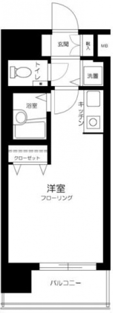 ロイヤルパレス大塚駅前の間取り図