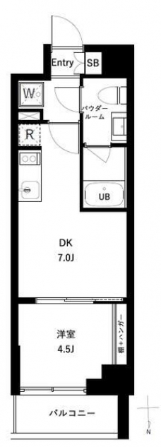 アーバンパーク亀戸IIの間取り図