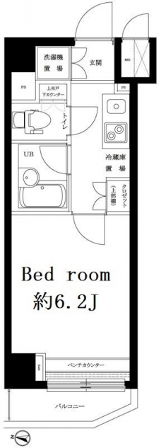 ルーブル明大前の間取り図