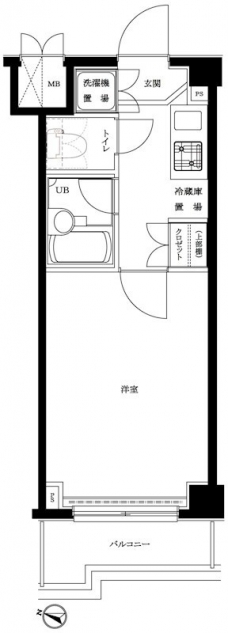 ルーブル中落合の間取り図