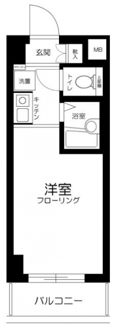 スカイコート駒場東大前の間取り図