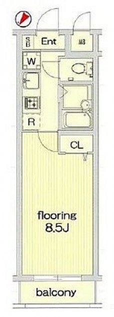 グランヴァン駒込染井の間取り図