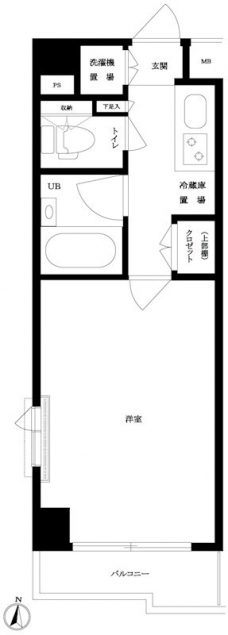 ルーブル豊島千川の間取り図