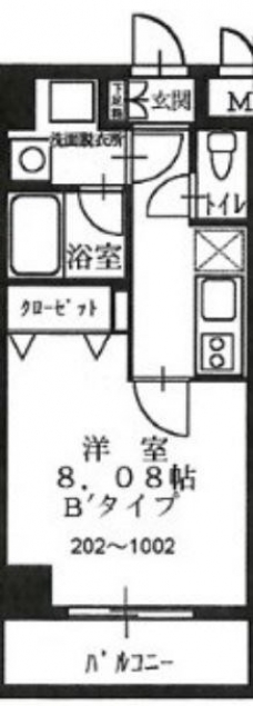 メインステージ西葛西IIの間取り図