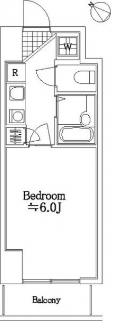 ルーブル西五反田の間取り図