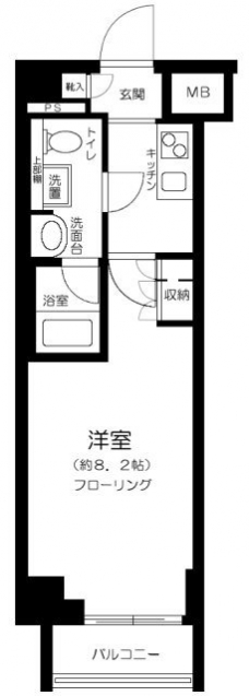 ヴァローレクオリタ池袋の間取り図