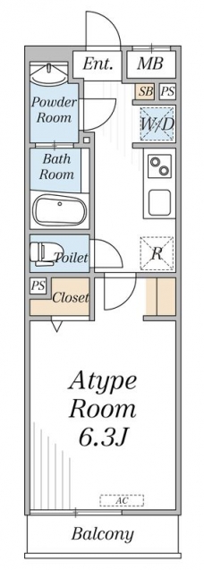 リブリ・IshidaIIIの間取り図