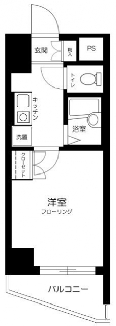 ヴェルステージ戸越銀座の間取り図
