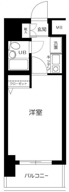アーバンヒルズ早稲田の間取り図