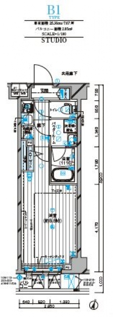 メインステージ板橋志村IIの間取り図