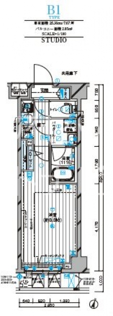 メインステージ板橋志村IIの間取り図