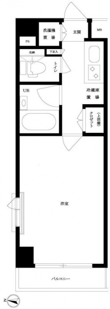 ルーブル豊島千川の間取り図