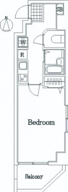 スカイコート芦花公園の間取り図