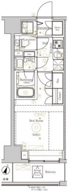 DIPS金町レジデンスの間取り図